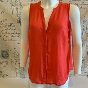 Apt. 9 bright orange, pet medium, sleeveless top